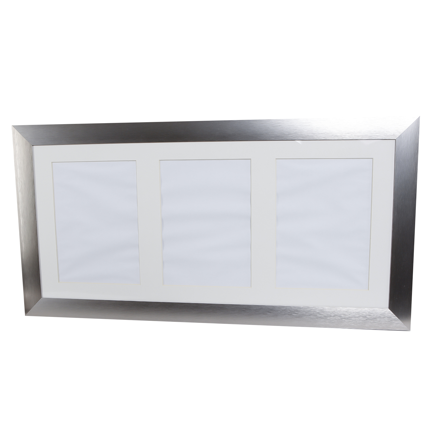 ALU fotolijst tin + pp 3x 13x18 cm