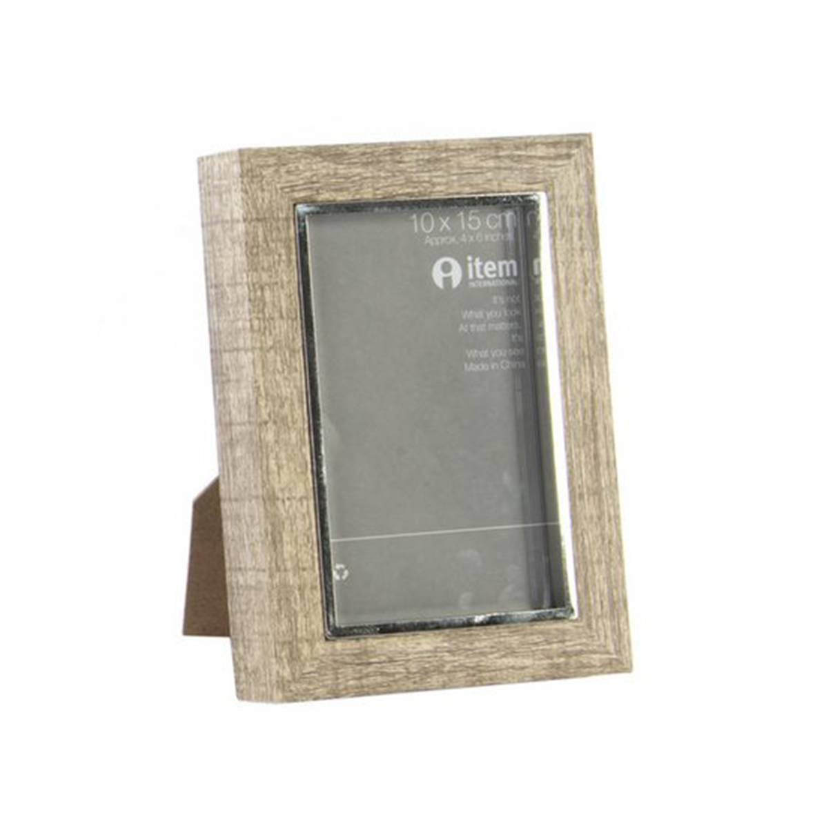 Fotolijst 'Natuurlijk' Donker 10x15 cm