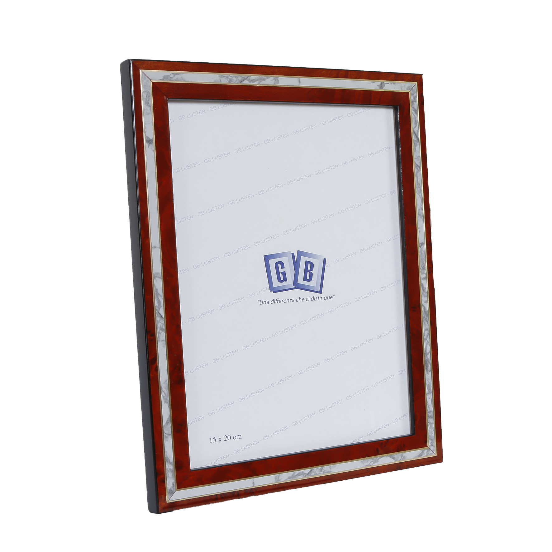 Fotolijst Rood/Marmer 15x20 cm