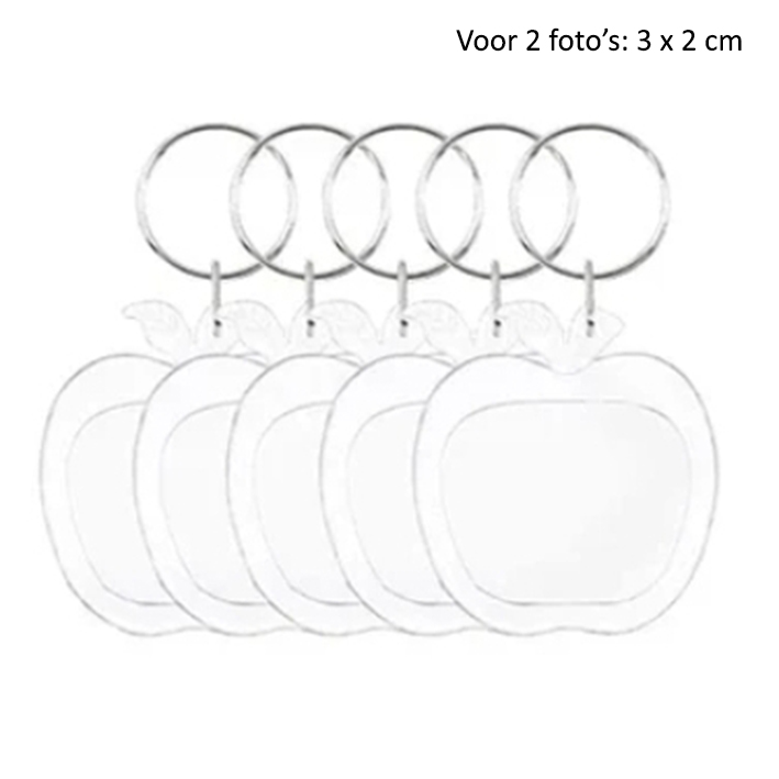 Foto sleutelhanger appel