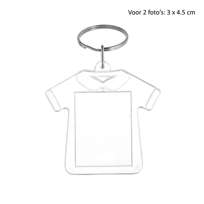 Foto sleutelhanger shirt