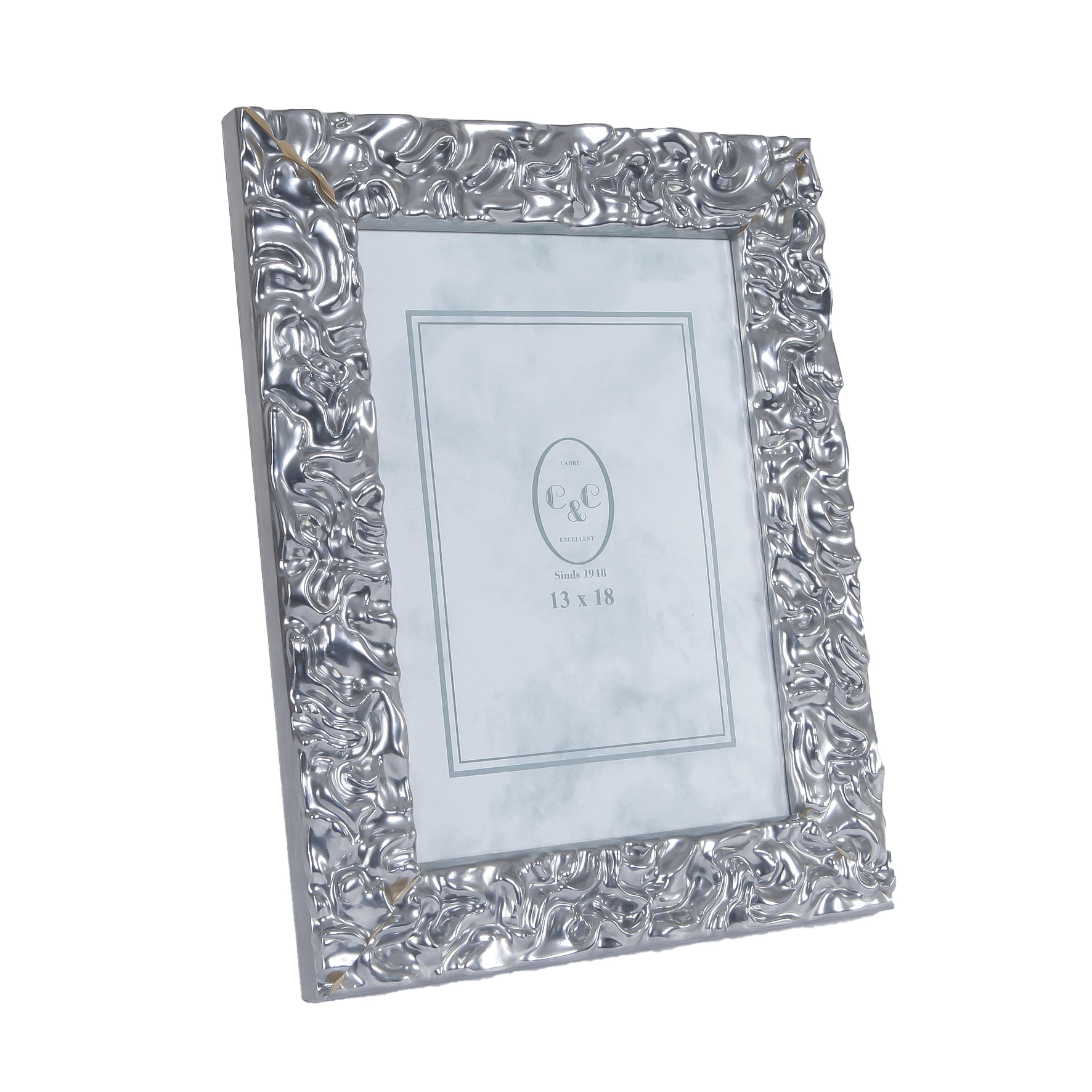 Fotolijst zilver/wave 13x18 cm