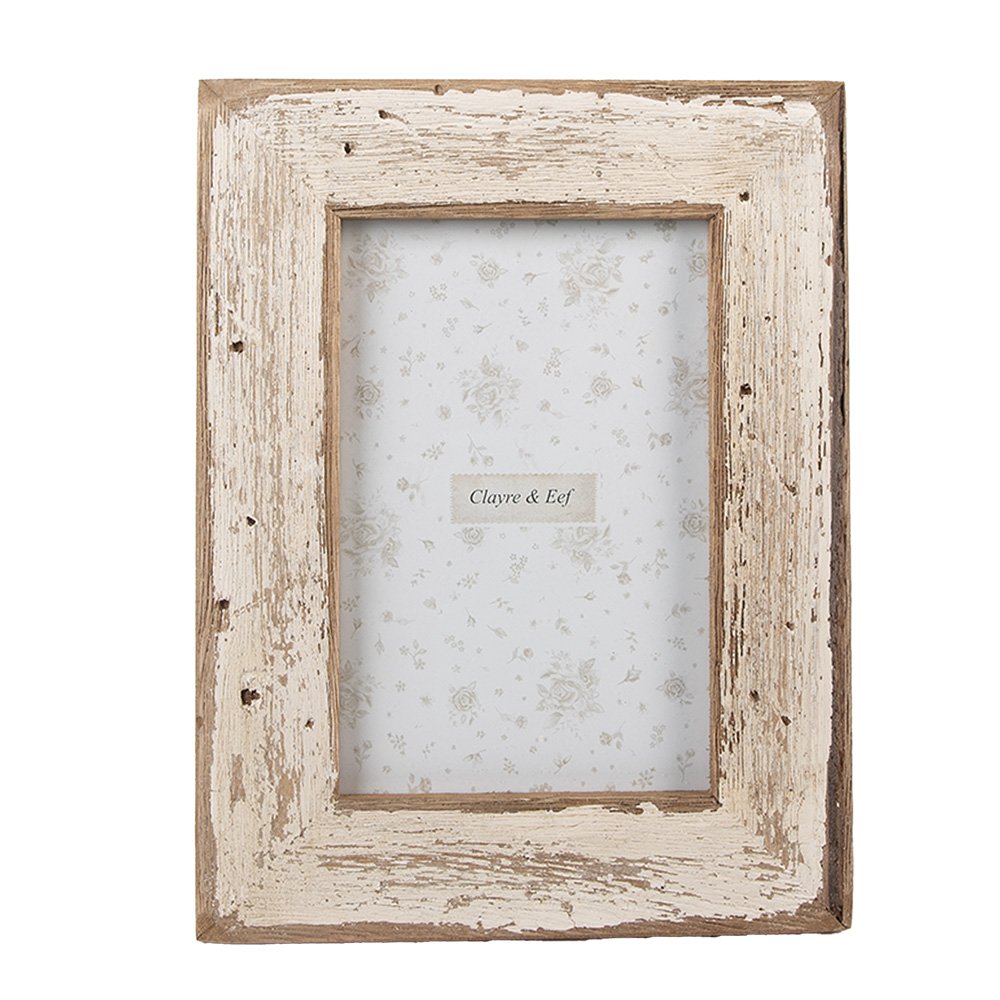 Fotolijst Bruin Beige ruw hout